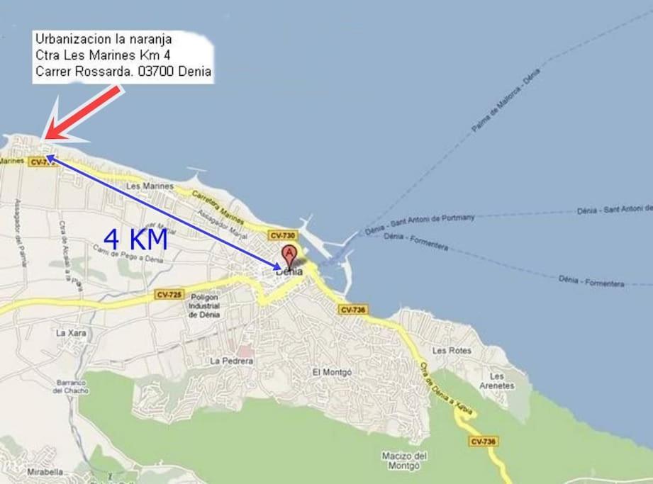 شقة La Naranja Denia 1ªlinea De Playa -Wifi- Parking Free المظهر الخارجي الصورة
